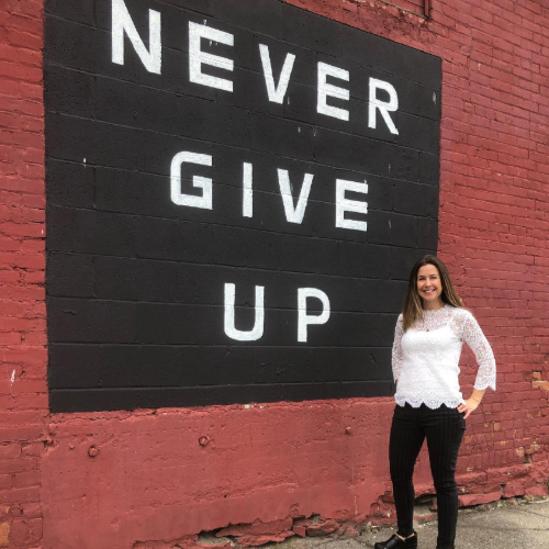 never give up